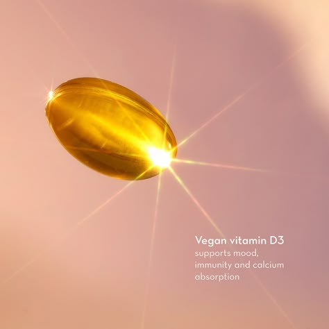 Here Comes The Sun™ Vitamin D Immune System Support Supplement - HUM Nutrition | Sephora Hum Nutrition, Creative Advertising Photography, B12 Deficiency, Vitamin B12 Deficiency, Vitamin D Supplement, 5 Senses, Health Dinner, Cleanse Your Body, Here Comes The Sun