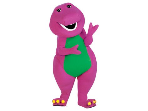 Cartoon Characters: Barney the Dinosaur Paris Roubaix Poster, Barney Dinosaur, Barney Birthday Party, Cristina And Owen, Friends Season 7, Friends Season 3, Barney Birthday, Barney The Dinosaur, Purple Dinosaur