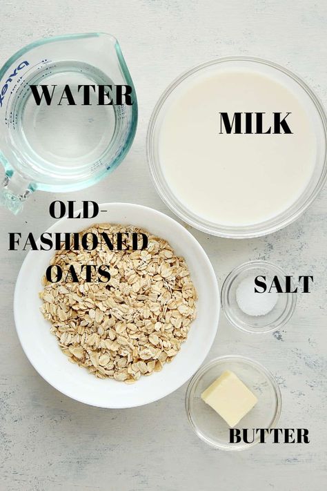 How to make the best Instant Pot Oatmeal with old-fashioned oats, milk (even almond) and water. They are creamy and delicious with a variety of toppings! #oatmeal #InstantPot #pressurecooking Instant Pot Oatmeal, Oats With Milk, Oatmeal With Almond Milk, Oats Milk, Oatmeal Porridge, Oatmeal Toppings, Freezer Cooking Recipes, Best Pot Roast, Old Fashioned Oatmeal