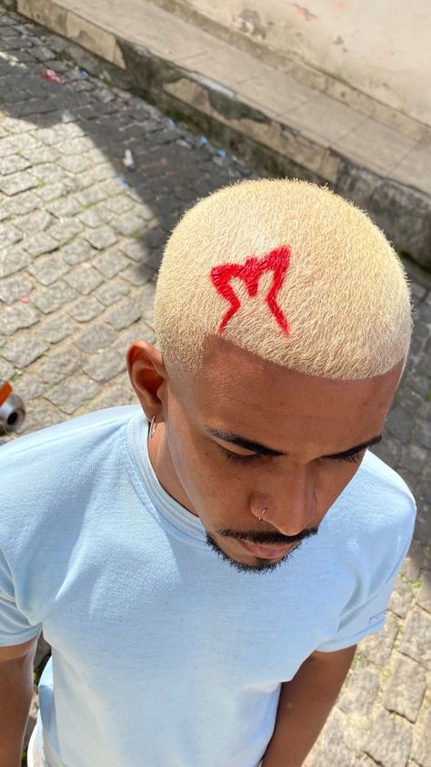 Short Hair Fade, Buzz Cut For Men, Bleached Hair Men, Shaved Head Designs, Waves Hairstyle Men, Boys Colored Hair, Short Dyed Hair, Buzz Cut Hairstyles, Hair Colour Design