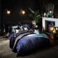 Interior design trends for the autumn winter season 2016 - Wales Online Cottage Core Bed, King Size Bed Designs, Dramatic Bedroom, Monochromatic Interior Design, Monochromatic Bedroom, Bold Bedroom, Minimalist Bed, Neutral Bedrooms, Dark Bedroom