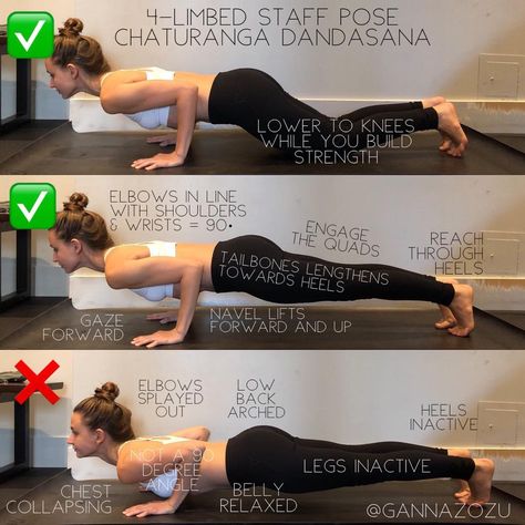 How to Chaturanga Click for detailed instructions :) Yoga Knowledge, Chaturanga Dandasana, Cable Workout, Yoga Flow, Yoga Poses, Toronto, Cable, Yoga, Collage