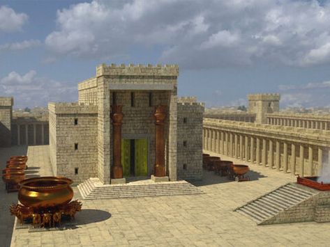 Biblical Architecture, King Solomon Temple, Solomon Temple, Ethiopian Bible, Temple Of Solomon, Solomon's Temple, Bible Genealogy, Solomons Temple, 2 Kings