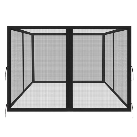 PRICES MAY VARY. 【Sturdy And Well-Made Material】The gazebo replacement mosquito netting use sturdy polyester mesh net structure, even in bad weather and windy days, our mosquito net screens will not be easily torn or damaged. Flame-retardant material, do not worry about sparks splashed on the mosquito net will cause a large area of fire. 【Ideal Ventilation & Breathable Mesh】Installing our gazebo mosquito nets on your gazebo will effectively stop the unwanted guests - mosquitoes - while enjoying Mosquito Screens For Patio, Backyard Dining, Mosquito Screen, Gazebo Roof, Garden Netting, Support Structure, Mesh Netting, Plant Supports, Mosquito Net