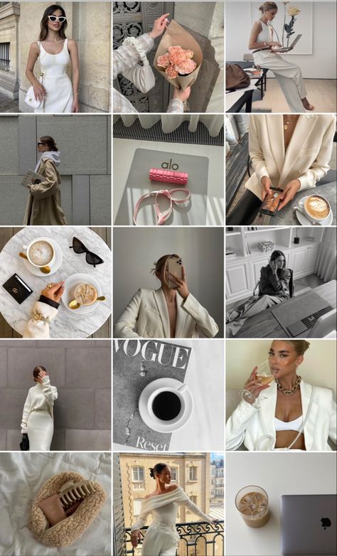 High End Instagram Feed, Ig Feed Ideas Layout Business Clothes, Cool Instagram Aesthetic, Personal Blog Instagram Feed, Luxury Profile Picture, Classy Feed Instagram, Aesthetic Fashion Instagram Feed, Fashion Designer Instagram Feed, Clean Ig Feed