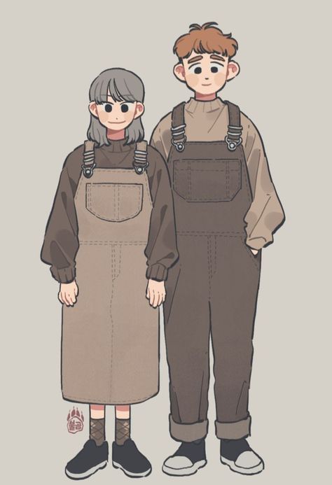 Outfits Drawing, 심플한 그림, Illustration Comic, Fashionable Dress, 캐릭터 드로잉, Korean Art, Cute Couple Art, Drawing Clothes, Cute Art Styles