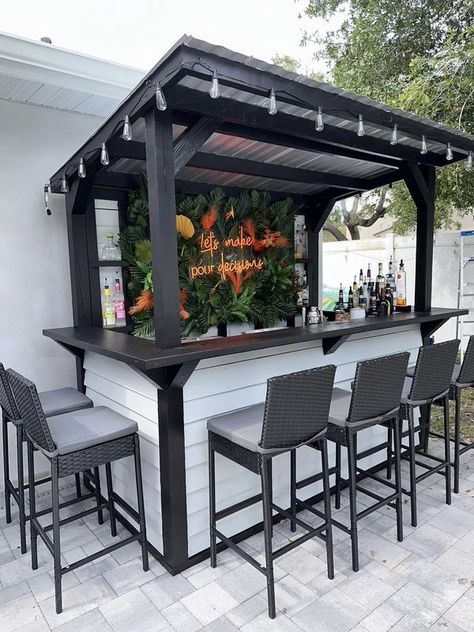 Ultimate Backyard Bars Backyard Bars, Ultimate Backyard, Bar Inspiration, Backyard Bar, Modern Backyard, Backyard Inspo, Outdoor Grill, Home Repairs, Mini Bar