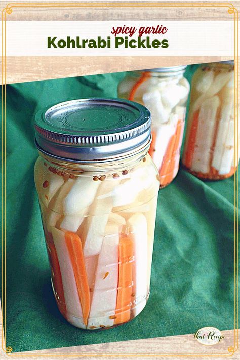 Easy Pickled Beets, Pickling Cucumbers Recipe, Pickled Beets Recipe, Cucumber Pickles, Kohlrabi Recipes, Beets Recipe, Pickled Green Beans, Pickled Okra, Apple Slaw