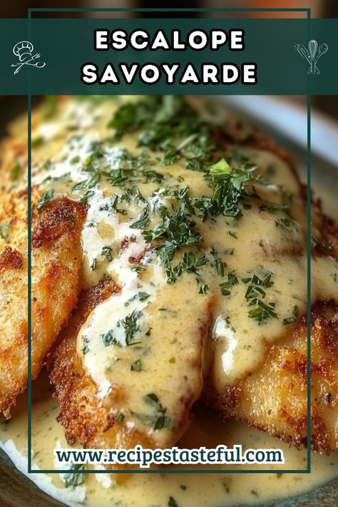 A delightful dish featuring crispy, breaded chicken breasts topped with a rich and creamy Gruyère cheese sauce. Perfect for a family dinner or special occasions. Gruyere Recipes, Crispy Breaded Chicken, Breaded Chicken Breast, Gruyere Cheese, Breaded Chicken, Family Dinners, Cheese Sauce, Wholesome Food, Treasure Hunt