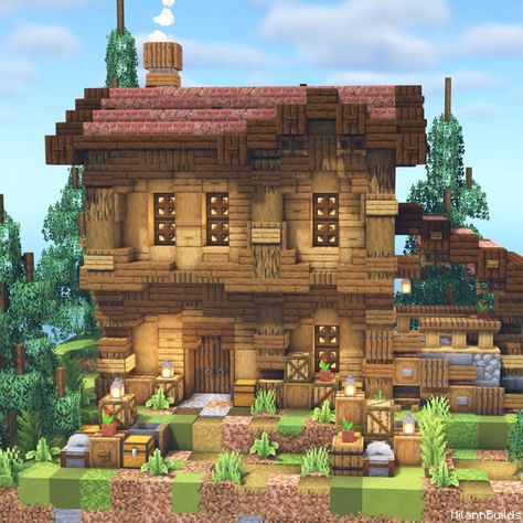 Minecraft House Medium, Minecraft Inspo, Minecraft Blueprints, Minecraft Architecture, Minecraft Building, Minecraft Designs, New Build, Minecraft Houses, Hello There