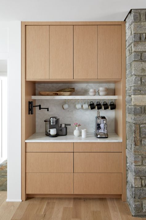 Office Kitchenette, Coffee Cabinet, Coffee Station Ideas, Coffee Station Kitchen, Coin Café, Coffee Stations, Home Coffee Stations, Coffee Bars In Kitchen, Rustic Modern Kitchen