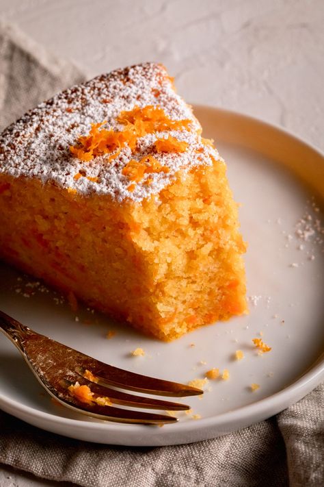 Italian Carrot Cake (Torta di Carote) - Fanciful Eats Spring Dessert, Shredded Carrots, Spring Desserts, Orange Cake, Italian Desserts, Let Them Eat Cake, Carrot Cake, Orange Juice, No Bake Desserts