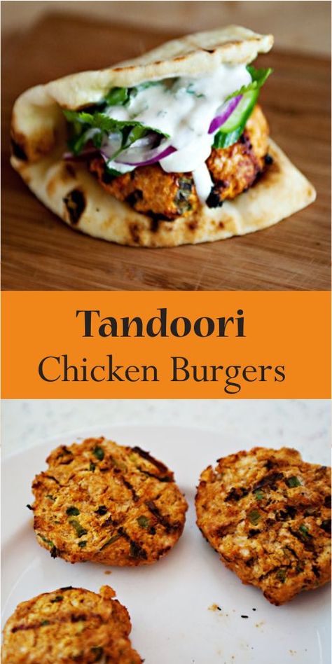 Authentic Tandoori Chicken Recipe, Easy Tandoori Chicken, Tandoori Sauce, Grilled Tandoori Chicken, Chicken Burgers Recipe, Tandoori Masala, Chicken Burger, Tikka Masala, Slow Food