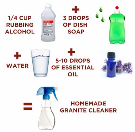 Granite Countertop Cleaner, Homemade Granite Cleaner, Granite Cleaner, Homemade Toilet Cleaner, Clean Baking Pans, Homemade Essential Oils, Homemade Oil, Start Cleaning, Deep Cleaning Tips