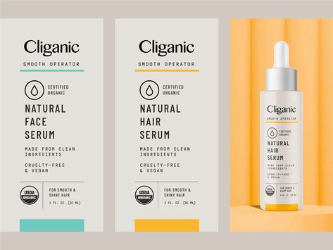 Label Design for Cliganic by Mustafa Akülker for Marka Works Branding Agency on Dribbble Cosmetic Labels Design, Branding Moodboard, Logo Design Agency, Logo Design Examples, Design Studio Logo, Cosmetic Labels, Skin Care Packaging, Logo Design Inspiration Branding, Unique Logo Design