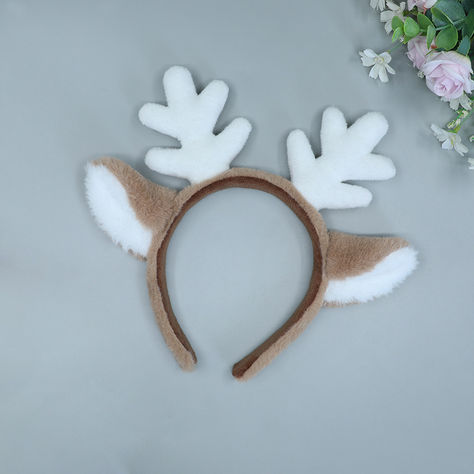 🦌✨ Elevate your winter style with our adorable Fuzzy Deer Antler Headband! 🌟 Perfect for adding a touch of whimsy to your look, this fuzzy headpiece is both cute and cozy. Whether you're braving the winter chill or spreading joy indoors, let this charming accessory be your winter fashion statement. ❄️🎀 Embrace the coziness and cuteness with our fuzzy deer headwear! 🦌💕 Christmas Headwear, Deer Antlers Headband, Deer Ears, Cartoon Deer, Xmas Costumes, Christmas Dress Up, Antler Headband, Reindeer Antlers, Christmas Headband