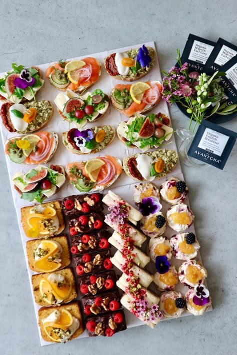 Afternoon Tea Platter, Tea Platter, Afternoon Tea Cake, Flavour Combinations, Cake Platter, Tea Party Food, Party Food Platters, Charcuterie Recipes, 1 Cake