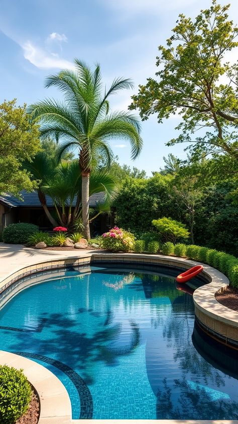 40 Stunning Backyard Pool Ideas For Your Outdoor Oasis Backyard Pool Ideas, Pool Ideas, Outdoor Oasis, Backyard Pool, Oasis, Pool