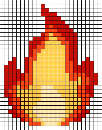 Alpha pattern #163492 | BraceletBook Fire Pixel Art, Alpha Patterns Pixel Art, Crochet Fire, Snowman Hats, Unique Cross Stitch, Small Tapestry, Cross Stitch Tutorial, Diy Perler Bead Crafts, Pixel Crochet