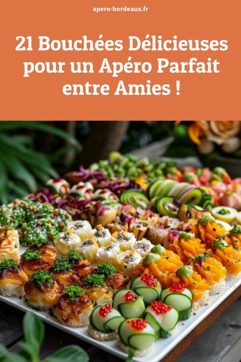 Un plateau coloré de 21 bouchées apéritives variées et élégantes, parfaites pour un apéro festif entre amis. 5 Course Meal, Paleo Kitchen, Finger Food Appetizers, Hors D'oeuvres, Food Truck, Finger Foods, Christmas Party, The Originals