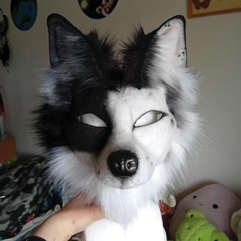 tinkeringspirit's Depop Shop | Depop Matching Ponytown Outfits, Doberman Therian Mask, African Wild Dog Therian Mask, Dog Therian Mask Ideas, Scene Therian Mask, Screech Fursuit, Therian Cat Mask Ideas, Dog Therian, Cat Mask Diy