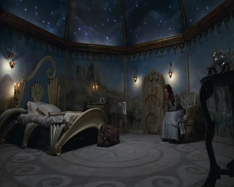 The Secret of Moonacre on Netflix. Based on a book by Elizabeth Gouge titled "The Little White Horse". I watched this with my 8 year old niece who has as much magic in her as I. We were smitten from the start! I've watched the movie several times already and have started the book. <3 <3 <3 Ravenclaw Bedroom, Secret Of Moonacre, The Secret Of Moonacre, Dakota Blue Richards, Attic Rooms, Fantasy House, Room Aesthetic, Dream Bedroom, Dream Room