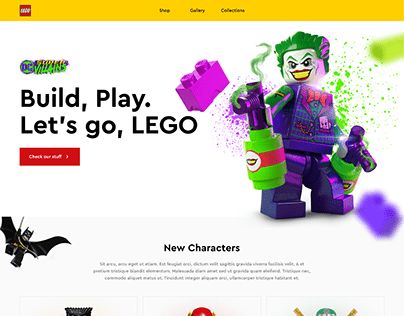 Lego News, Ux Web Design, Landing Pages, Design Ui, Landing Page, Product Design, Letting Go, Website Design, Lego