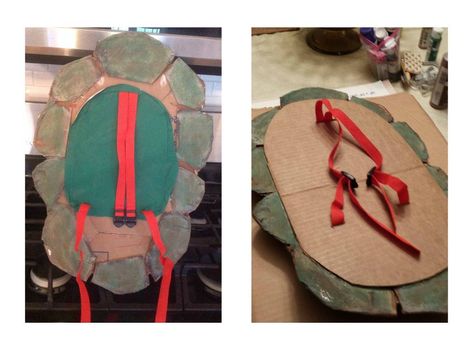 How To Make A Teenage Mutant Ninja Turtle Shell Tmnt Realistic, Kids Ninja Turtle Costume, Ninja Turtle Shell, Diy Ninja Turtle Costume, Tmnt Costume, Turtle Diy, Ninja Turtle Shells, Ninja Turtle Mask, Turtle Costume