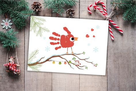 Tweet the season's greetings with our Robin Cardinal Bird Handprint Craft! 🐦✨ Engage in a heartwarming hand and footprint DIY craft, perfect for babies and toddlers. Capture the essence of the season with our Christmas Xmas printable handprint art, creating a delightful keepsake that doubles as a precious memory. Share the joy of winter crafting with this adorable and meaningful keepsake! ❄️👶 #ChristmasCrafts #HandprintArt #DIYCraftKeepsake Christmas Handprints, How To Make Magic, Footprint Craft, Handprint Craft, Cardinal Bird, Bird Crafts, Cardinal Birds, Handprint Art, Season's Greetings