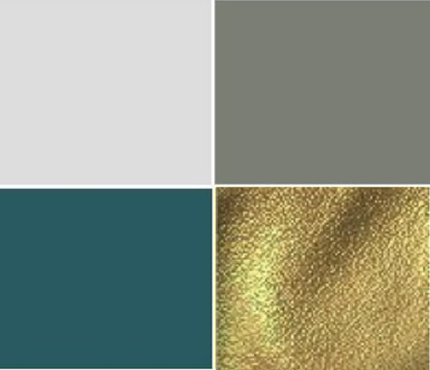 Color scheme for new office/guest room - Dark teal, charcoal gray, gold accents sub teeal for royal blue and add fuschia..jewel tones for library Colour Aesthetic, Deco Pastel, Teal Living Rooms, Teal Bedroom, Gold Living Room, Office Guest Room, Guest Room Office, Room Color Schemes, Bedroom Color Schemes