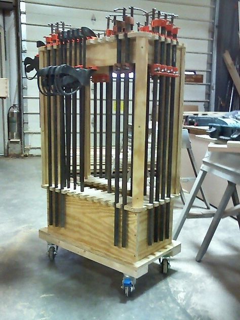 Clamp Organization, Clamp Cart, Clamp Rack, Clamp Storage, Bowling Tournament, Woodworking Software, Garage Workshop Organization, Tool Storage Cabinets, Antique Woodworking Tools