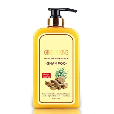 Shampoo Ginger, Shampoo For Hair Growth, Ginger Shampoo, Hair Thickening Shampoo, Hair Regrowth Shampoo, Slow Hair Growth, Make Hair Thicker, Loss Hair, Thickening Shampoo