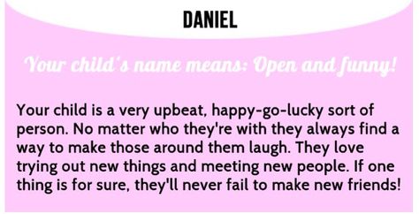 Daniel Names With Meaning, Meeting New People, New People, Kid Names, Meant To Be, Funny