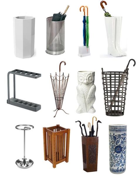 . Umbrella Stand Design, Best Umbrella, Foyer Decorating, Umbrella Holder, Umbrella Stands, Rack Design, Closet Bedroom, Umbrella Stand, Design Case