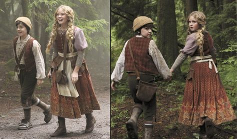 Once Upon a Time - Hansel & Gretel Hansel And Gretel Movie, Hansel And Gretel Costumes, Wolf Comics, German Fairy Tales, Fairy Tale Costumes, Hansel Gretel, Broadway Costumes, Dark Fairytale, Hansel And Gretel