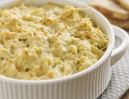 Artichoke and Halibut Dip With Parmesan Cheese Recipe Baked Appetizer Recipes, Warm Artichoke Dip, Artichoke Bake, Baked Appetizers, Baked Artichoke, New Year's Eve Appetizers, Artichoke Dip Recipe, Artichoke Dip, Dip Recipes