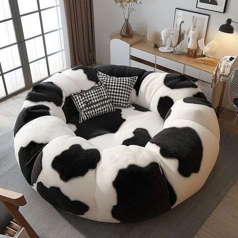 Cow Print Bedroom Ideas, Cow Print Bedroom, I Love Cows, Print Bedroom, Bean Bags, Cow Print, Bean Bag, Baby Room, Apartment Decor