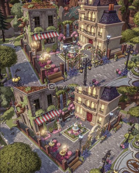 Dreamland Ideas, Disney Island, Valley Game, Disney Dreamlight Valley, Valley Landscape, Valley Village, Disney Games, The Plaza, Monsters Inc