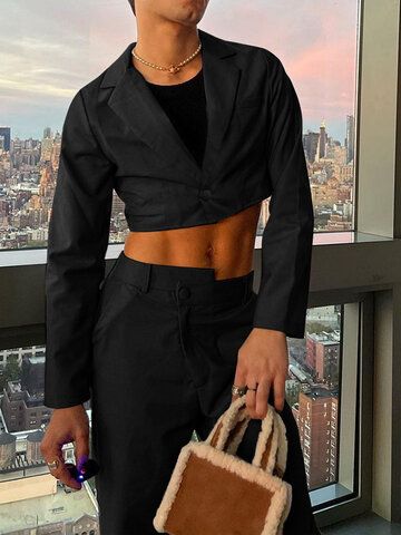 Cropped Suit Jacket Men, Crop Top Suit Men, Editorial Outfits, Ac Outfits, Cropped Suit, 2 Pieces Outfits, Crop Top Suit, Pieces Outfits, Genderless Fashion