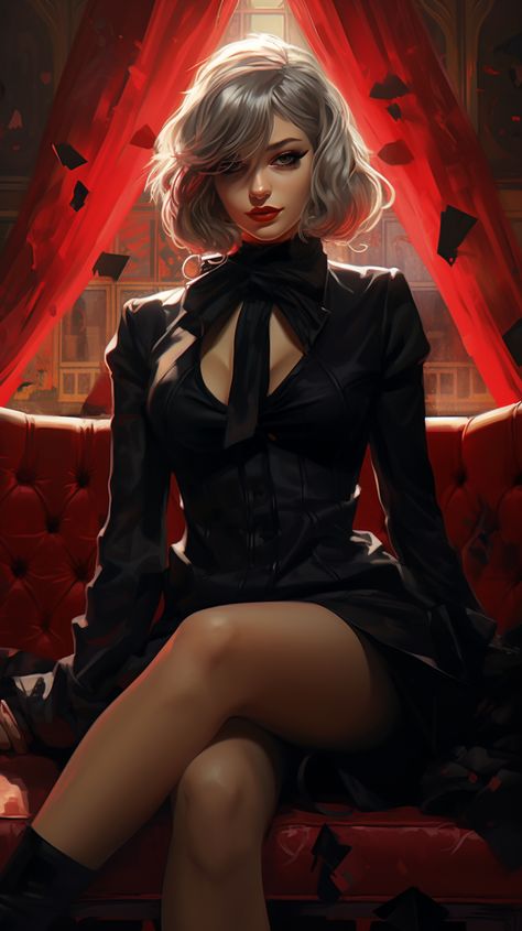 Female Mafia Boss Anime, Strong Outfit, Boss Lady Style, Stylish Office Wear, Business Dress Women, Boss Dress, Woman In Suit, Corporate Women, Corporate Art