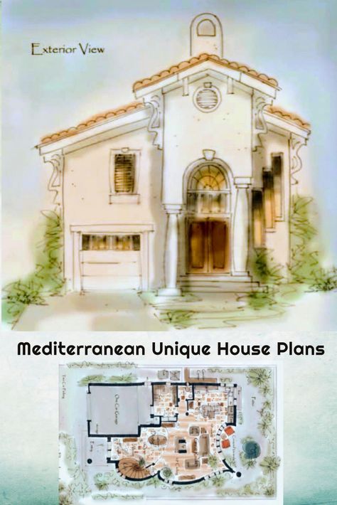 Unique House Plans // Designer homes // mcmansion // Dream Home // luxury home // luxury living // home design // home ideas // architecture // house // home // Unique House Plans // dream home ideas // home sweet home // architectual design // forever home // build your home. #luxuryhomes #dreamhomes #dreamhomeideas #home #homesweethome #uniquehouseplans #uniqueluxurystyle #mcmansion #house #building Greek House Plans, Small Mansions, Italian House Plans, Curved Stairs, Inspirational Architecture, Narrow House Plans, Designer Homes, Mediterranean House Plan, Unique House Plans