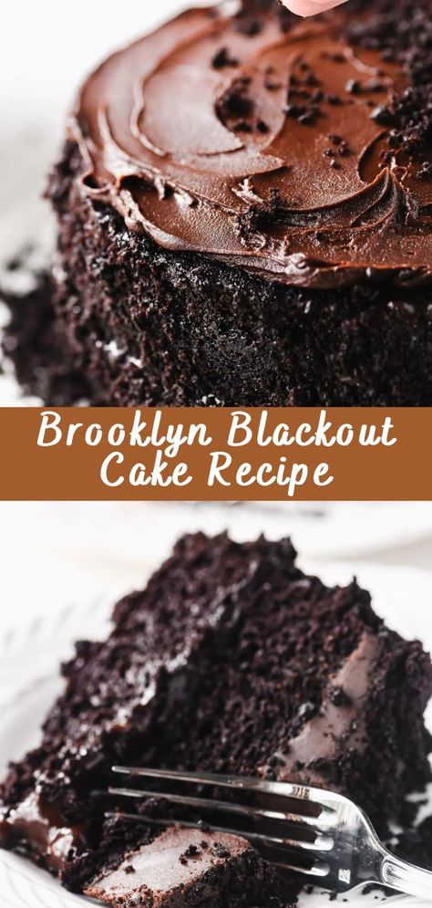 Brooklyn Blackout Cake Introduction Brooklyn Blackout Cake, a decadent chocolate dessert, holds a rich history and a delightful flavor profile. Originating in New York City, this cake has become a favorite among chocolate lovers worldwide. In this article, we’ll explore the origins of Brooklyn Blackout Cake, the ingredients required, step-by-step preparation instructions, serving suggestions, and […] Blackout Cake Recipe, Brooklyn Blackout Cake, Blackout Cake, Decadent Chocolate Desserts, Dark Chocolate Cakes, Best Chocolate Cake, Chocolate Dessert, Chocolate Shavings, Moist Cakes