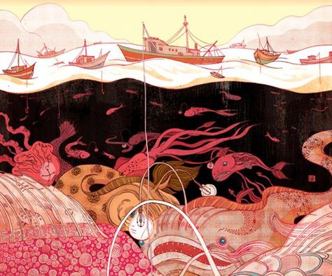 AI-AP | DART » Victo Ngai: The Q&A Victo Ngai, Deep Thinker, Amazing Artists, Colossal Art, Storyboard Artist, Multi Dimensional, Art Et Illustration, Art And Illustration, Print Style