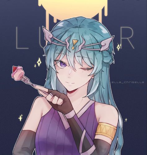 Lunar Fanart, It's Funneh, Best Friend Questions, Her Personality, Gothic Anime, Lunar Eclipse, Fan Art Drawing, Youtube Art, Cute Profile Pictures