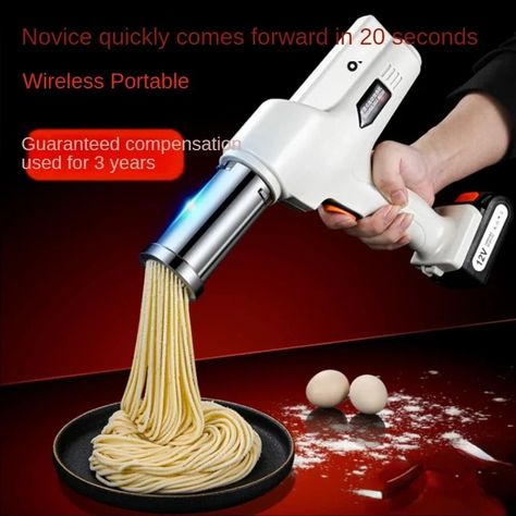 117.6US $ 20% OFF|  Handheld Electric Noodle Machine Fully Automatic Household Glutinous Rice Small Press Gun Kitchen Appliance - Electric Noodle & Pasta Makers -   act naw Pasta Makers, Noodle Machine, Noodle Pasta, Noodle Maker, Pasta Maker, Glutinous Rice, Kitchen Appliance, 20 % Off, Noodles