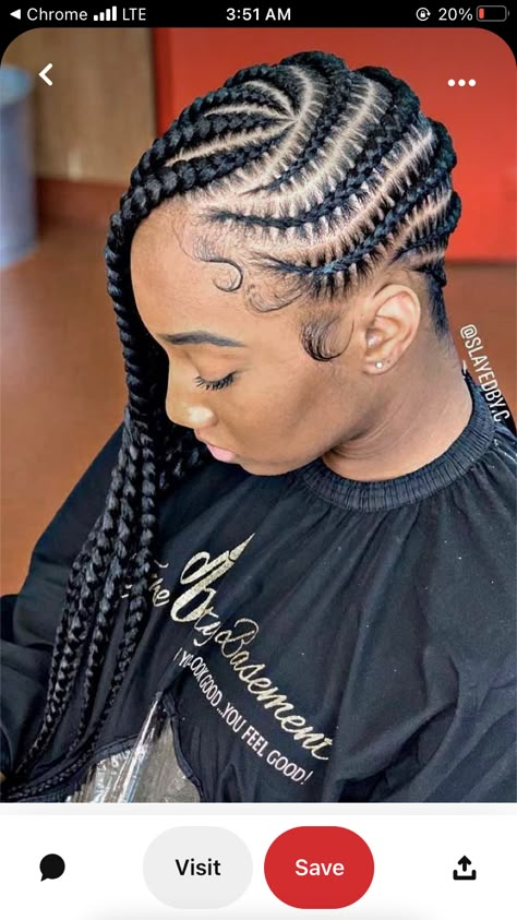 Ghana Braids Hairstyles, Trendy We Fryzurach, Lemonade Braids Hairstyles, Kim Kardashian Hair, Lemonade Braids, Hair Braiding Styles, Feed In Braids Hairstyles, Feed In Braids, Girl Braided Hairstyles