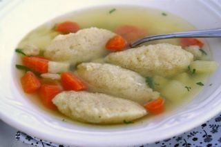 Dad's Farina Noodles recipe - from the Recipes Family Cookbook Farina Dumplings Recipe, Farina Recipe, Chicken And Dumpling Soup, Benefits Of Chicken, Chicken Dumpling Soup, Dumpling Soup, Bosnian Recipes, Dumplings For Soup, Serbian Recipes