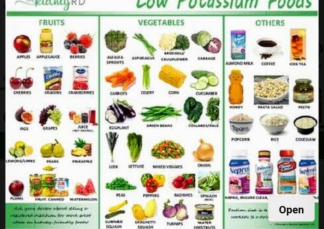 No Sodium Diet, Low Potassium Foods, Renal Friendly Recipes, Ckd Recipes, Kidney Healthy Foods, Kidney Friendly Recipes Renal Diet, Food For Kidney Health, Low Potassium Recipes, Low Potassium Diet