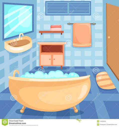 Bathroom icons set stock vector. Image of health, bath - 14022504 Bathroom Cartoon Drawing, Cartoon Interior, Bathroom Illustration, Cartoon Bathroom, Bathroom Cartoon, Love Clipart, House Cartoon, Barbie Paper Dolls, Baby Bathroom