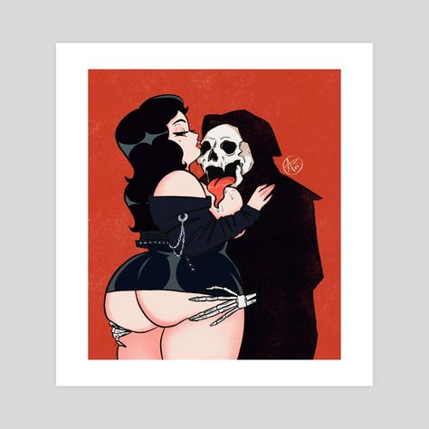 Halloween Pin Up Art, Pin Up Halloween, Dog Paw Drawing, Halloween Pin Up, Rose Drawing Tattoo, Drawings For Boyfriend, Energy Art, Dope Cartoon Art, Dark Art Drawings